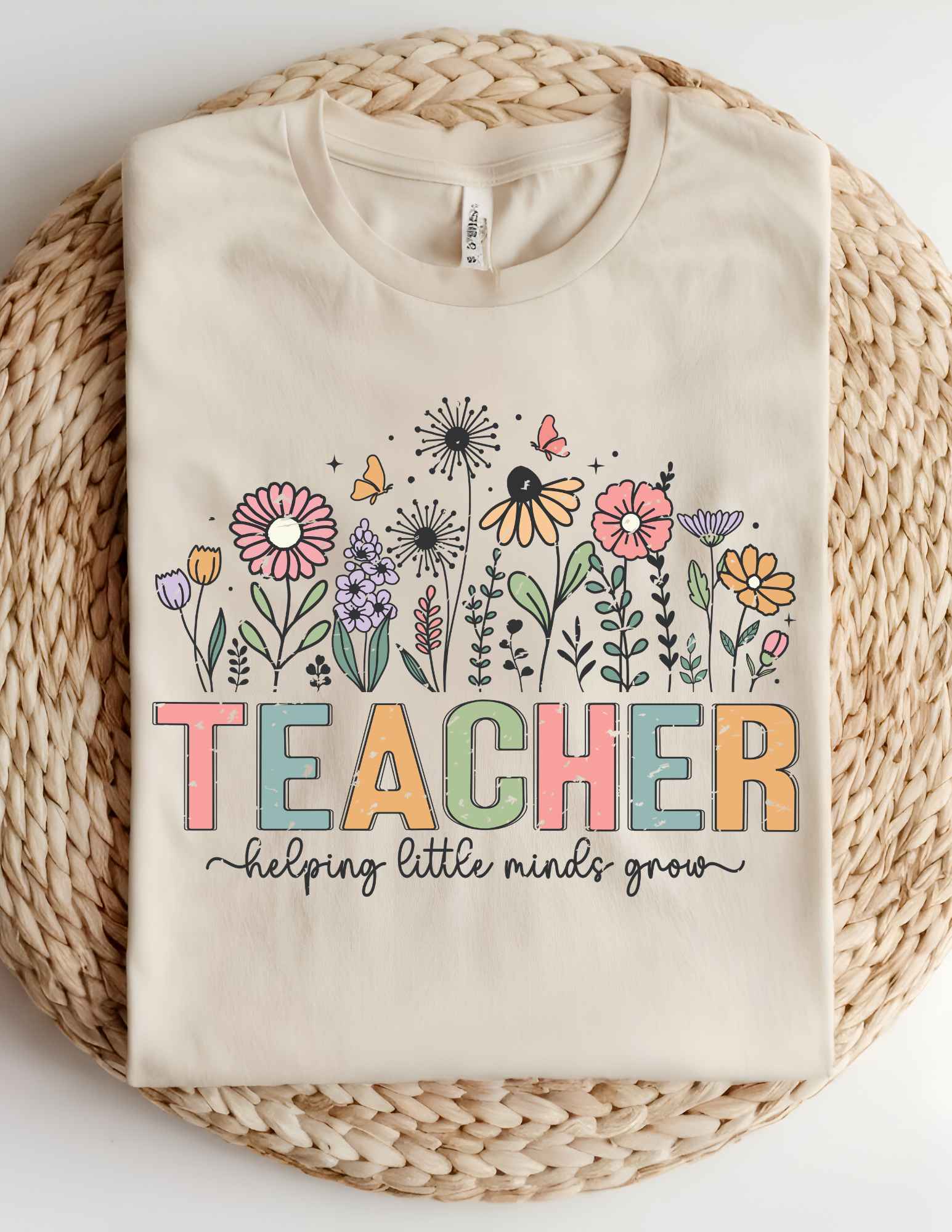 Teacher Helping Little Minds Grow Tee