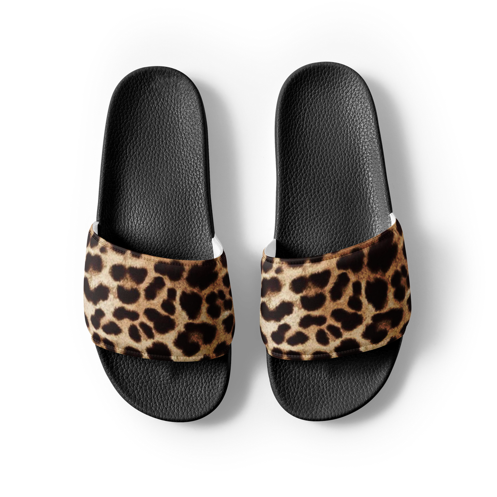 Leopard Print Women’s Slides 🐆✨