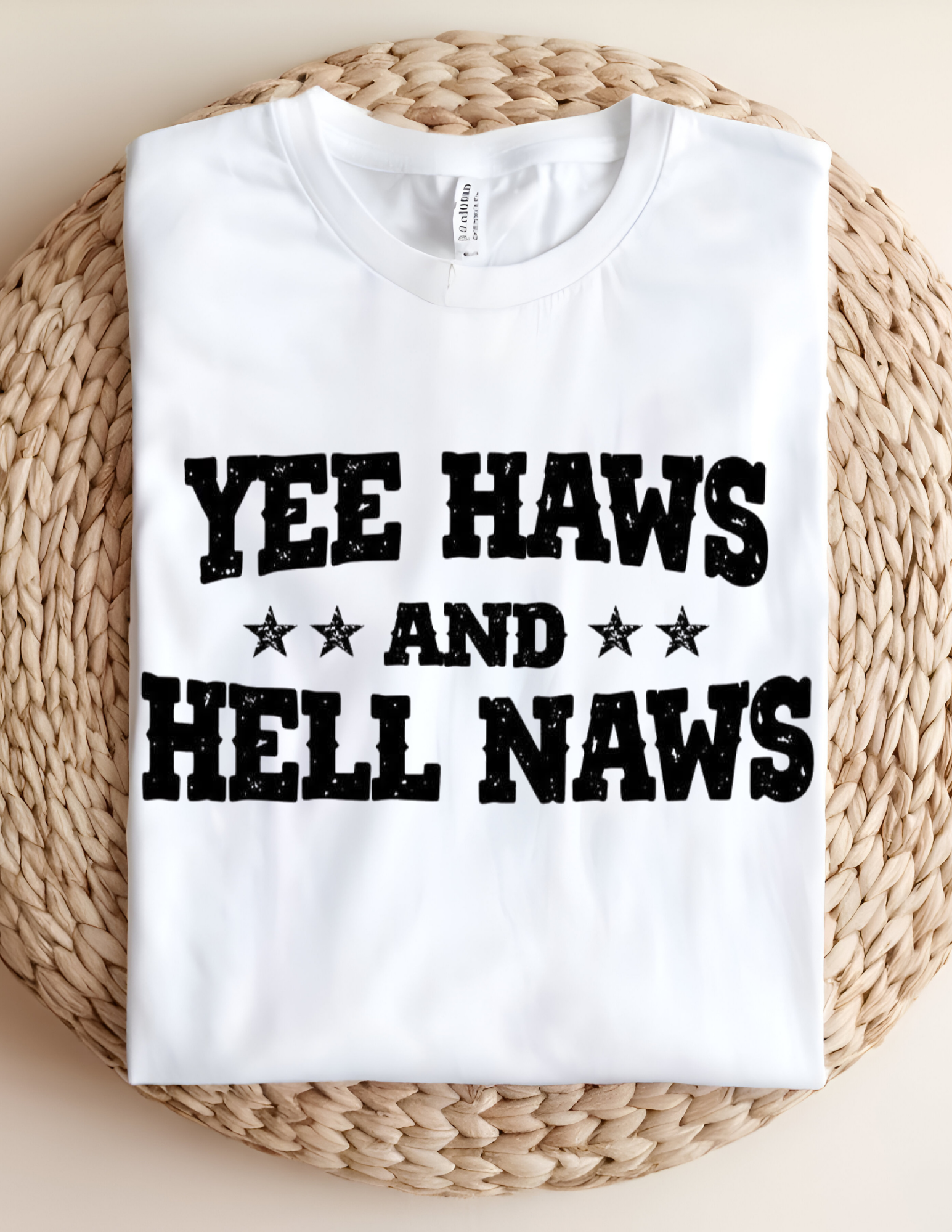 Yee Haws & Hell Naws Western Graphic Tee